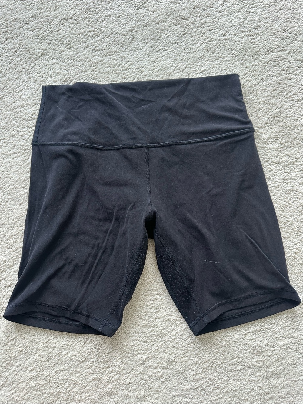 lululemon athletica Black High-Rise Bike Shorts
